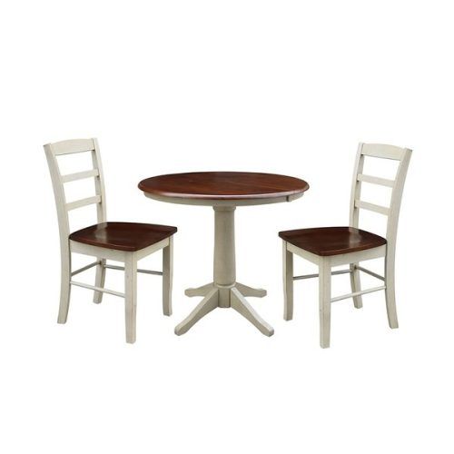 Jaxon Grey 5 Piece Round Extension Dining Sets With Wood Chairs (Photo 17 of 20)