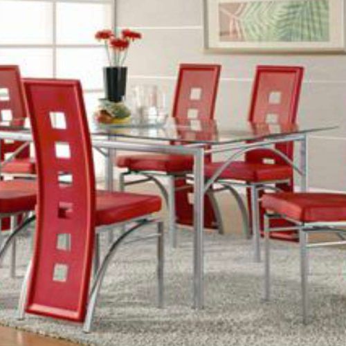 Red Dining Table Sets (Photo 1 of 20)