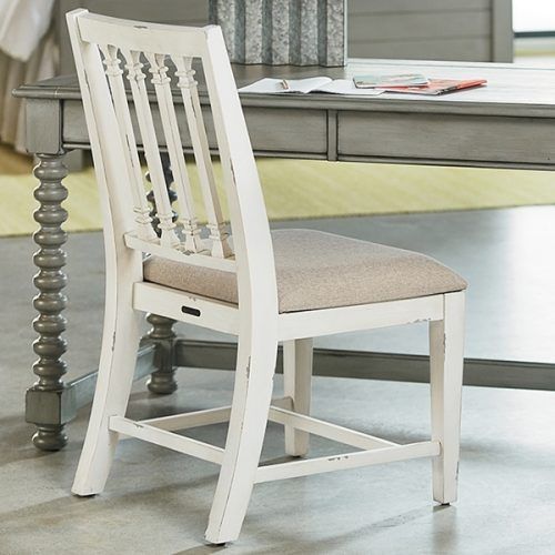 Magnolia Home Emery Ivory Burlap Side Chairs (Photo 4 of 20)