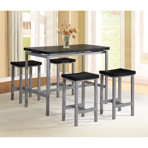 Mysliwiec 5 Piece Counter Height Breakfast Nook Dining Sets (Photo 2 of 20)