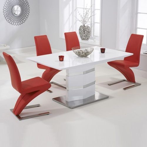 Red Gloss Dining Tables (Photo 6 of 20)