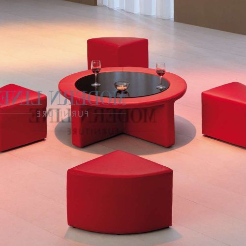 Red Round Coffee Tables (Photo 2 of 16)