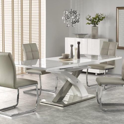 White Gloss Extendable Dining Tables (Photo 7 of 20)