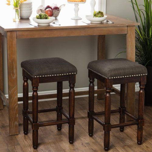 Laurent 7 Piece Counter Sets With Wood Counterstools (Photo 4 of 20)