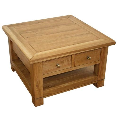 Square Coffee Table With Storage Drawers (Photo 8 of 20)