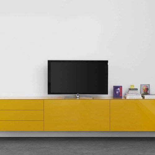 Yellow Tv Stands (Photo 2 of 15)