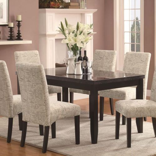 Fabric Dining Room Chairs (Photo 13 of 20)