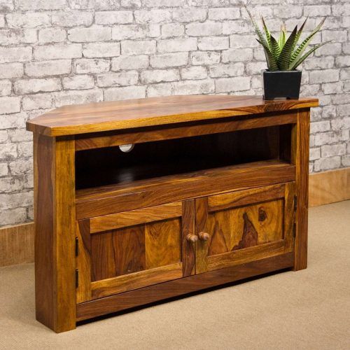 Solid Wood Corner Tv Stands (Photo 6 of 20)