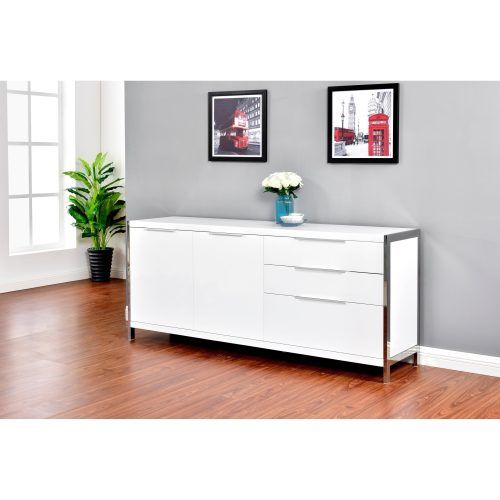 Modern Lacquer 2-Door 3-Drawer Buffets (Photo 1 of 20)