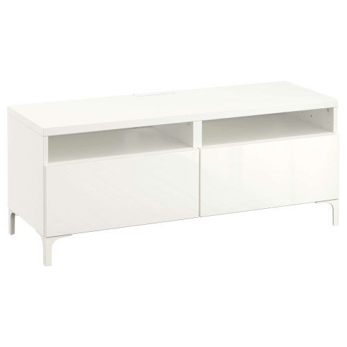 White Gloss Tv Stands With Drawers (Photo 13 of 15)