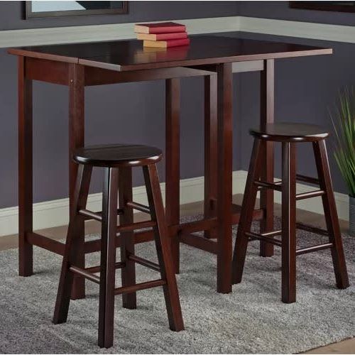 Bettencourt 3 Piece Counter Height Dining Sets (Photo 12 of 20)