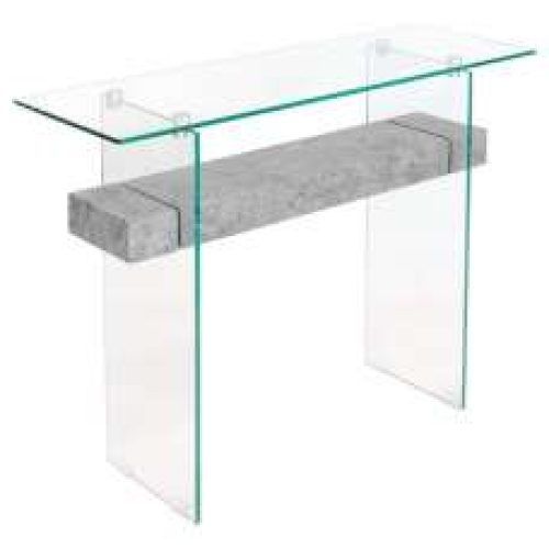 Glass And Stainless Steel Console Tables (Photo 14 of 20)