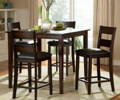 20 Ideas of Biggs 5 Piece Counter Height Solid Wood Dining Sets (set of 5)
