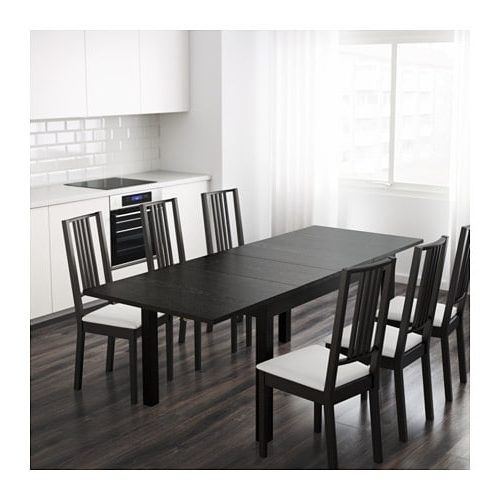 Black Extendable Dining Tables And Chairs (Photo 17 of 20)