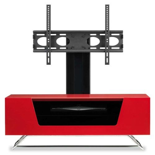 Black And Red Tv Stands (Photo 3 of 15)