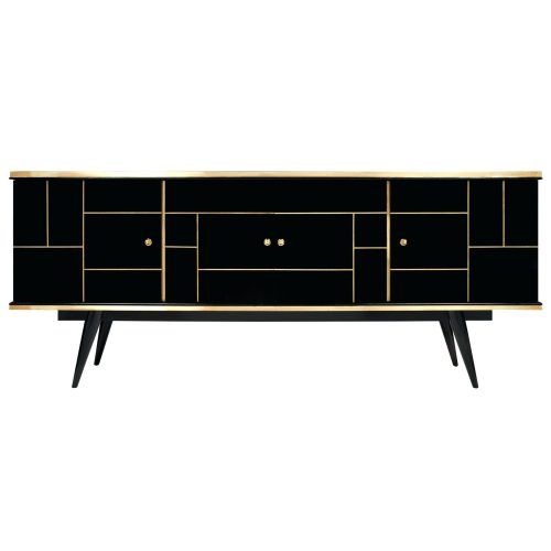Black Hutch Buffets With Stainless Top (Photo 17 of 20)