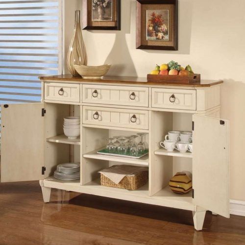White Buffet Sideboards (Photo 15 of 20)