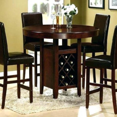 Magnolia Home Breakfast Round Black Dining Tables (Photo 14 of 20)