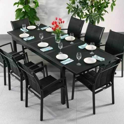 Black Extendable Dining Tables Sets (Photo 12 of 20)