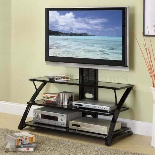 Modern Black Tabletop Tv Stands (Photo 2 of 20)