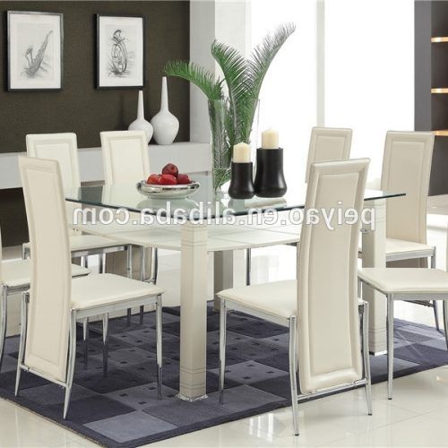 Black Glass Dining Tables With 6 Chairs (Photo 12 of 20)