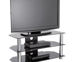 20 Ideas of Tv Stands Fwith Tv Mount Silver/black