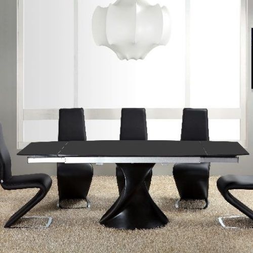 Black Gloss Dining Furniture (Photo 15 of 20)