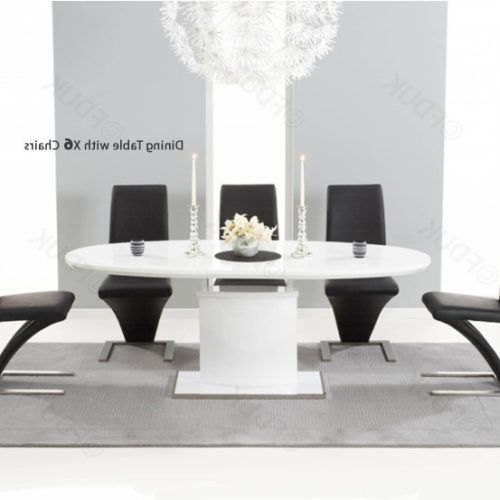 Black Gloss Dining Sets (Photo 17 of 20)