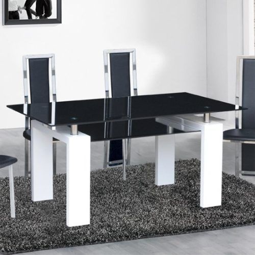 Black High Gloss Dining Tables And Chairs (Photo 18 of 20)