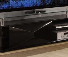 20 Collection of Black Glass Tv Cabinets