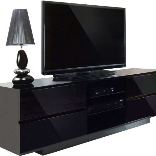 Black Tv Stands With Drawers (Photo 10 of 15)