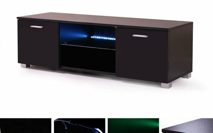 20 The Best 57'' Led Tv Stands with Rgb Led Light and Glass Shelves