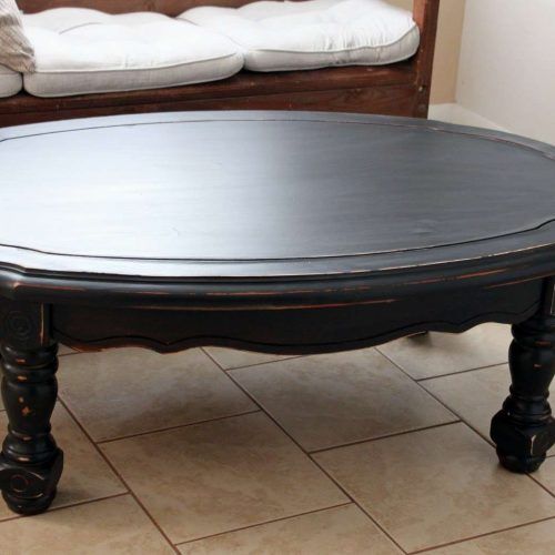 Black Oval Coffee Table (Photo 9 of 20)
