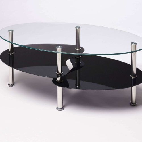Black Oval Coffee Table (Photo 7 of 20)