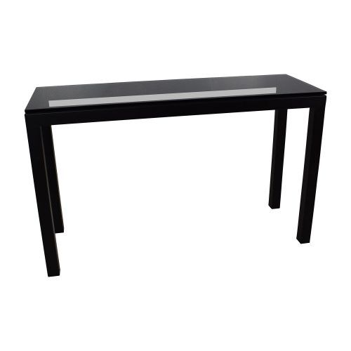 Parsons Black Marble Top & Stainless Steel Base 48X16 Console Tables (Photo 7 of 20)