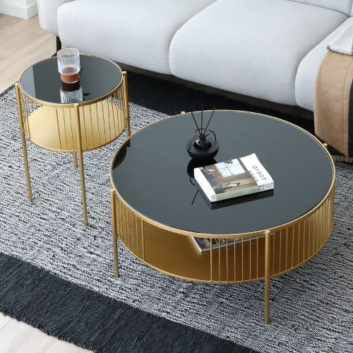 Full Black Round Coffee Tables (Photo 20 of 20)