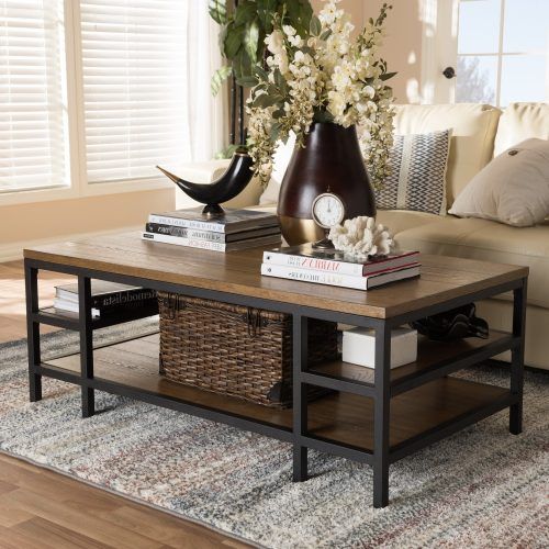 Cosbin Rustic Bold Antique Black Coffee Tables (Photo 8 of 20)