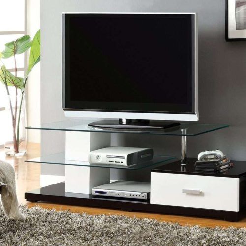 White And Black Tv Stands (Photo 15 of 15)