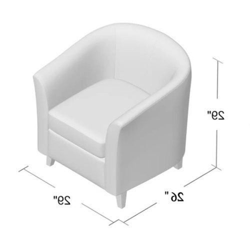 Blaithin Simple Single Barrel Chairs (Photo 3 of 20)