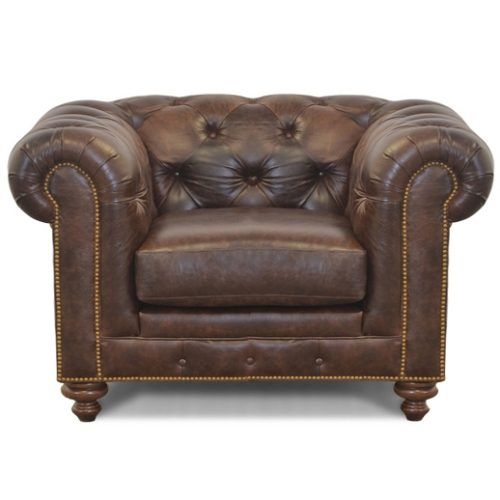 Starks Tufted Fabric Chesterfield Chair And Ottoman Sets (Photo 17 of 20)