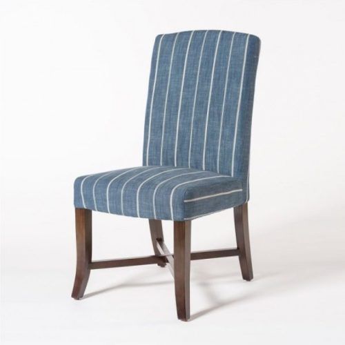 Blue Stripe Dining Chairs (Photo 1 of 20)