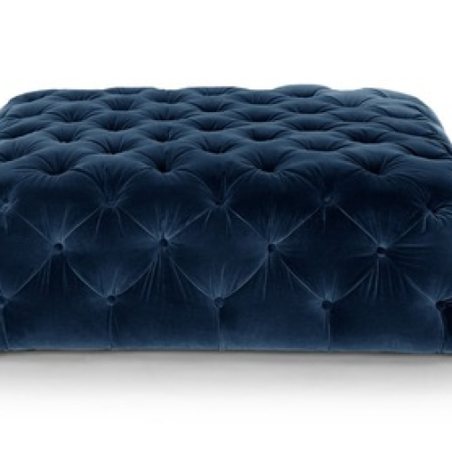 Tufted Fabric Cocktail Ottomans (Photo 16 of 20)