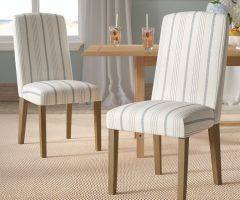  Best 20+ of Bob Stripe Upholstered Dining Chairs (set of 2)