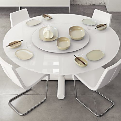 Large White Round Dining Tables (Photo 9 of 20)