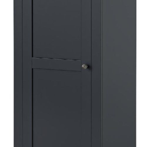 Black Single Door Wardrobes (Photo 5 of 20)