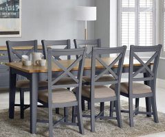 2024 Latest Extendable Dining Tables and 6 Chairs