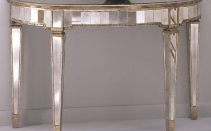 20 Photos Mirrored Console Tables