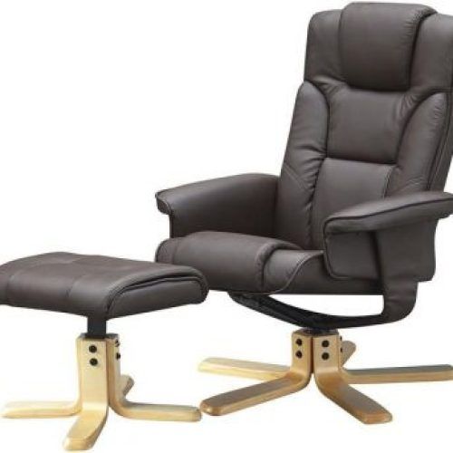 Black Faux Leather Swivel Recliners (Photo 1 of 20)