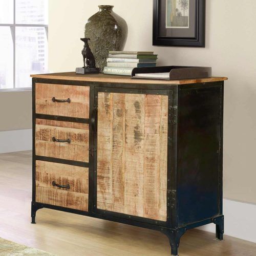 Industrial Style 3-Drawer Buffets (Photo 1 of 20)