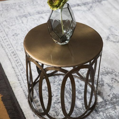 Darbuka Brass Coffee Tables (Photo 13 of 20)